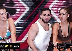 FreeUse mother I'd like to fuck - Fit Breasty Sexy Milfs Nadia White And Kira Perez Give Full Access To Fitness Instructor