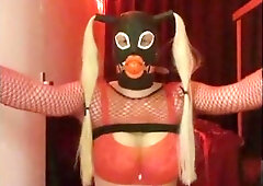 Sissy girl mask mischievous