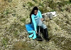 Amateur Milf masturbates sucks and fucks with cumshot