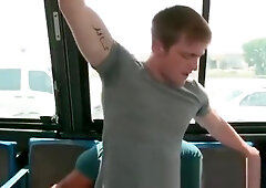 Gay guy wants his black cock on a bus