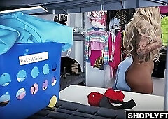 Kali Roses and Lola Cheeks takes Officer Tony Marzos offer