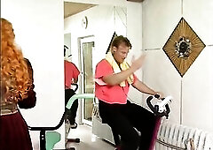 Ginger older drains and rides her lover's dong in advance of gets jizzed on her charming face.