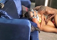 Sex Starved Lady Fucked By Two Guy