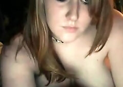 Webcam Girl Pleasures Herself with a Dildo