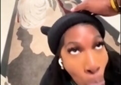 Alice wanted a big cock to suck and a stellar blowjob