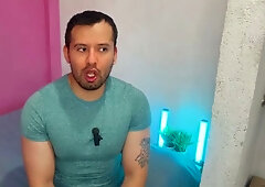 Cuban man fucks a waiter's resilient ass! He fills it with his huge cock until he can't take any mor