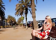 Sexy Blond Picked-Up On The Beach