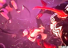 Venom fucks Spiderman in the ass