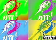 Sexy Kirsten Price hot orange toy solo