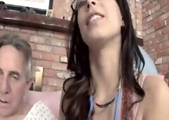 Horny Girl Loves old Man Dick.