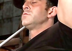 Ripped hunks enjoy drooling on each others thick cocks