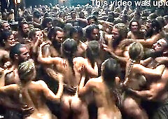 [AI-generated] Future Rave Viking Pre-Fuckfest Party: Undressed Smutty Viking Sweethearts Tease Warriors with Large Bazookas
