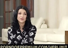 HER LIMIT Brunette goddess gets sodomized