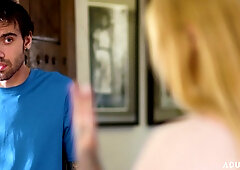 Stepmommy Sarah Vandella finds Stepson's condoms!