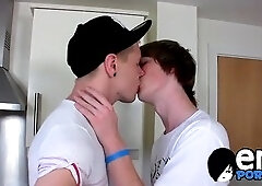 uber-cute emo twinks having rough buttfuck lovemaking in a kitchen
