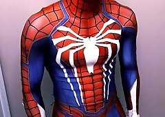 Guyzentai's Spiderman tries to get off with no help from his own weenie