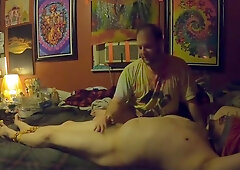 Light Bondage Play With Oral