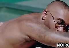 Hot black hunk fucks his poolboy
