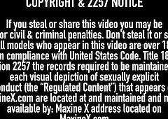 Wicked And Sexually Excited Oriental Brunette Hair Maxine X Can Stuff Her Vagina With Everything!