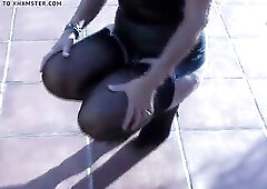 Sandy un rubber corset