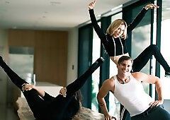 Aiden Ashley and Sofi Ryan are enjoying hardcore penetration