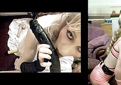 Ass-fuck, shemale masturbation