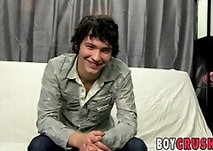 Naughty Josh Bensan pleasures his tight rear end while indulging in a satisfying solo session