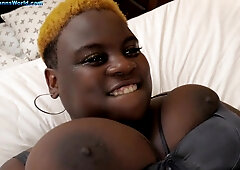 Shameless black BBW mind-boggling porn clip