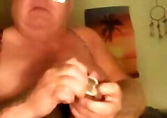 GANGSTAZZ SHOWING HOW I'M USING A 8 INC BBC DILDO ROGHT