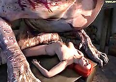 Big Monster Compilation, Gaming girls fucked brutally