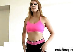 Amateur Holly first time lesbo auditions