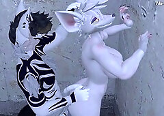 Deep throat, hard rough sex