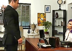 huge tiT girl latin milf T girl boss Foxxy sucks n anal