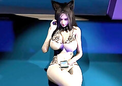 Cute kitty got so many cumshots during this session that she almost drowned in them