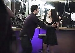 Wife joins her guy and tgirl Aubrey Kate