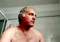 Unshaved, gay cock, cock in face