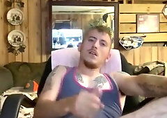 Ultra-Cute wank into jizz flow