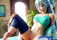 Tiny cutie receives a creampie in the morning “AI-generated”