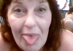 V 376 Country redhead likes to wiggle n jiggle, plus bawdy talk, from luscious DawnSkye