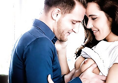 Sensual fuck in the kitchen - Kerry Cherry