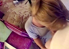 Naughty MILF adores being a submissive slut and relentlessly used