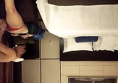 Japanese teen oil fingering her tight pussy