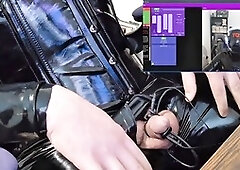 Bondage & discipline, gay latex catsuit, gay bondage