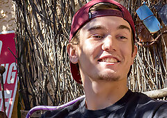 Straight Boy Stroking In The Sun - Lucas Daniels