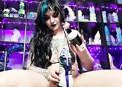 Fisting fetish babe gaping butt fisted