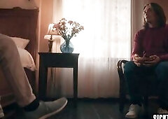 Large butt teen Lexi Lore gave a flawless oral-job and hawt teen enjoyed hardcore anal invasion in front of ghost