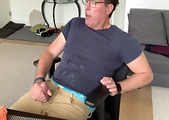 Long Messy Cummy Bate Session At Home