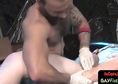 Hot Inked Hunk Sucking On Cock And Balls