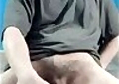Korean Dude with 8 inch cock cum