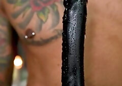 DrillMyHole.com - Slamming hard together with young twink Nic Sahara escorted by american Boomer Banks